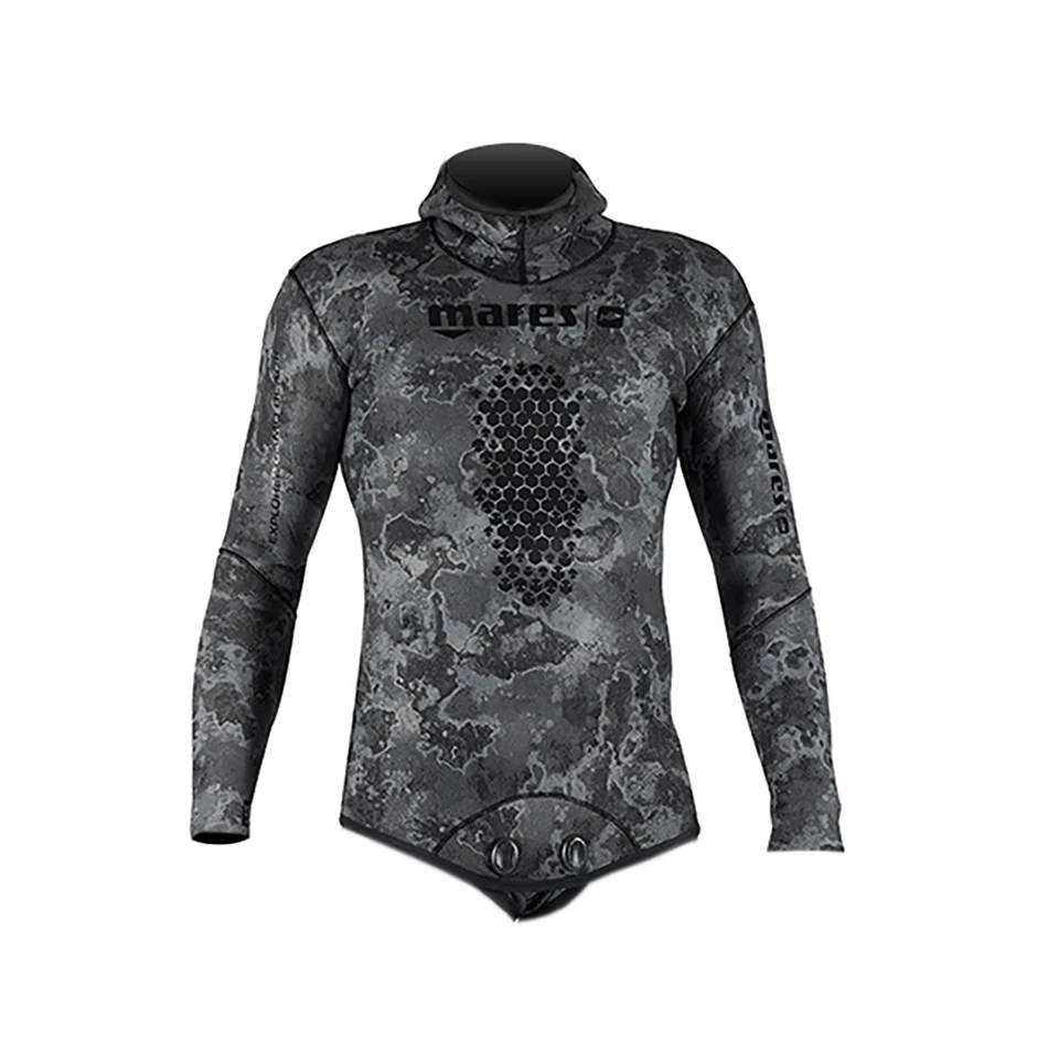 MARES EXPLORER CAMO BLACK 7mm Veste 3 MARES EXPLORER CAMO BLACK 7mm Veste