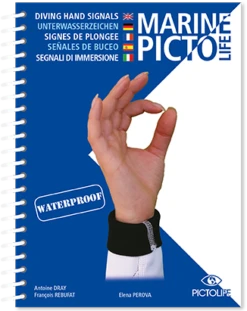 LIVRE PICTOLIFE SIGNES DE PLONGEE Immergeable