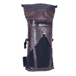 ZULUPACK ADDICT 27 MARRON - Sac étanche 27 L -Plongée Sportive Boutique sac addict 27 zulupack maron2