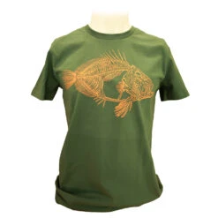 L'ARAIGNEE T-Shirt Poisson SAINT PIERRE Vert/orange